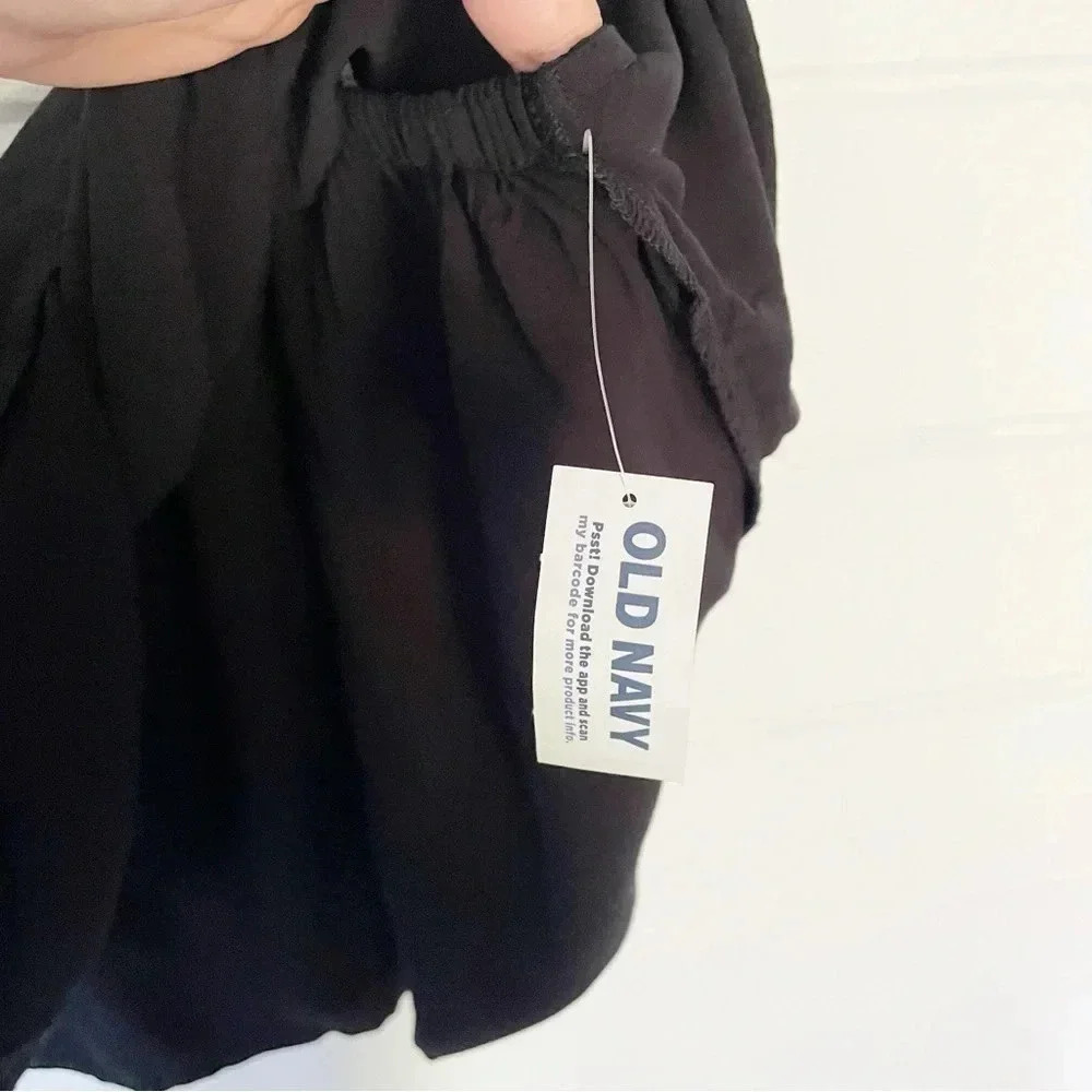 NWT Women's Old Navy Soft-Woven
One-Shoulder Sleeveless Black Top Size Large - Picture 11 of 13